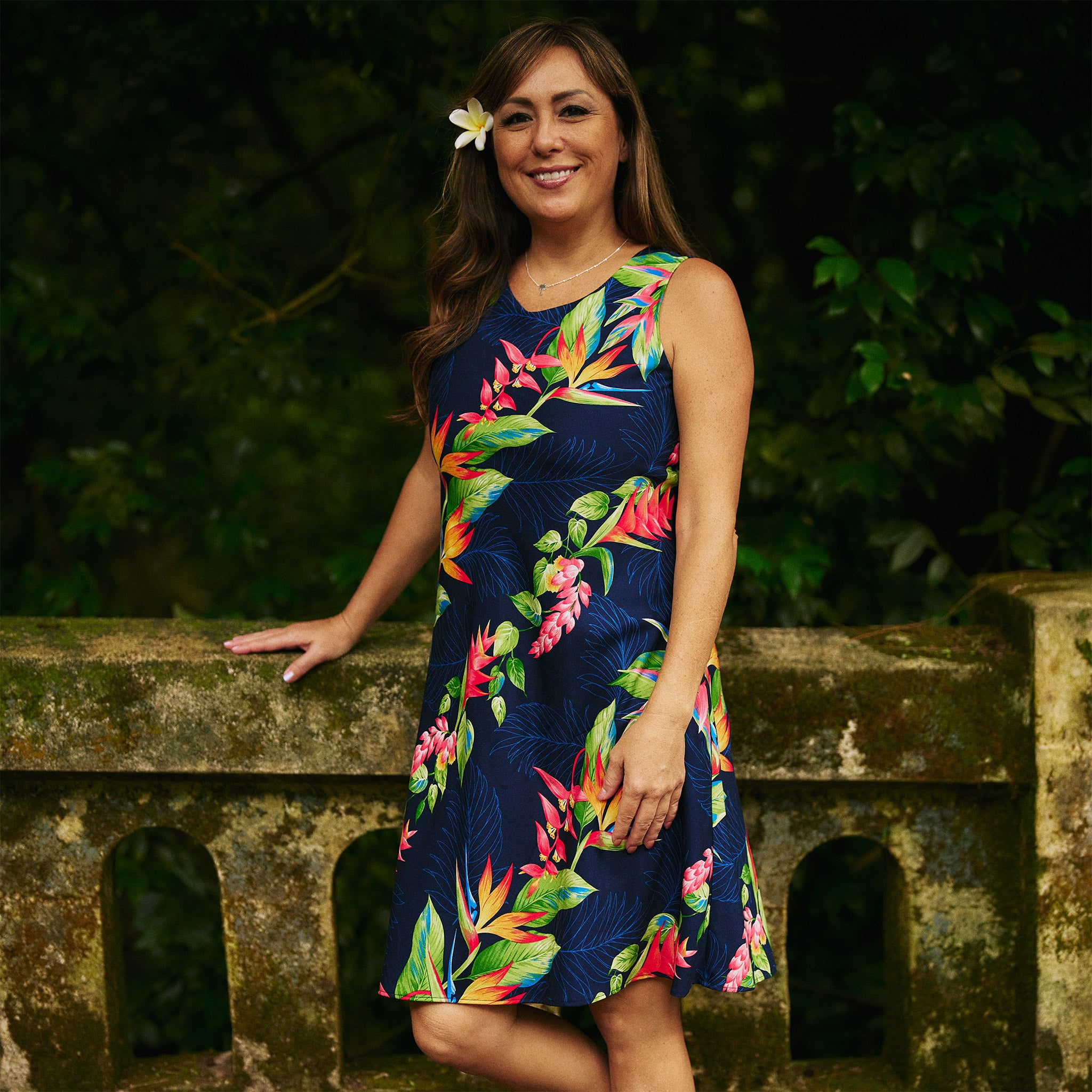 birds of paradise mini dress Bird of Paradise Short Dress Bird of Paradise Natural / 4XL