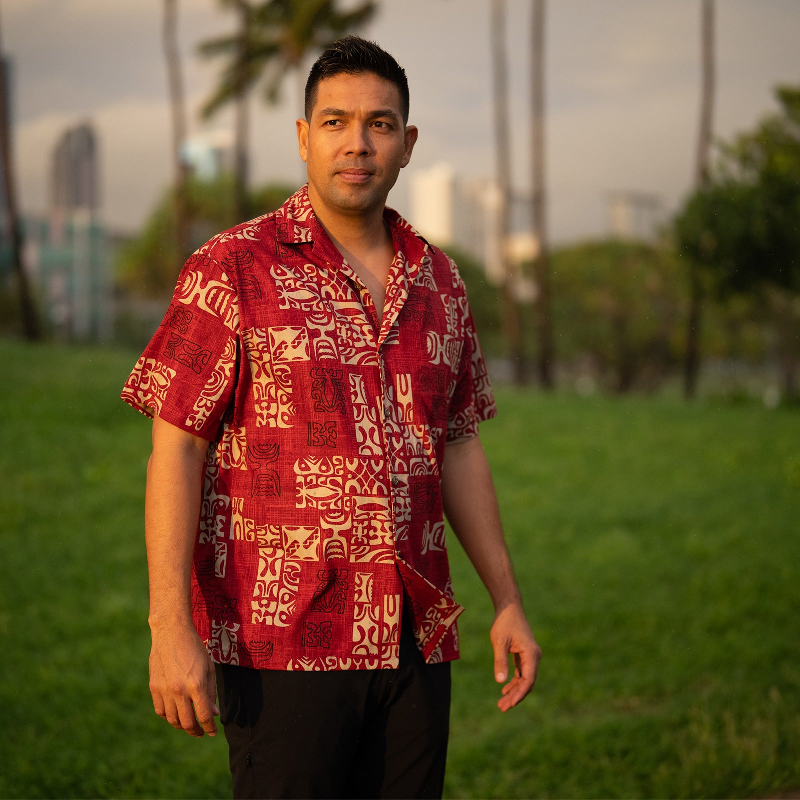 otte gear aloha shirt Petro Aloha Shirt Petro Blue / S