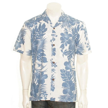 Hibiscus Palm Panel Aloha Shirt