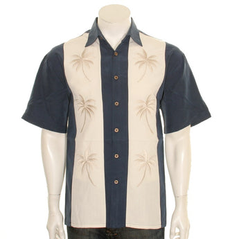 Pacific Paneled Palms Aloha Shirt