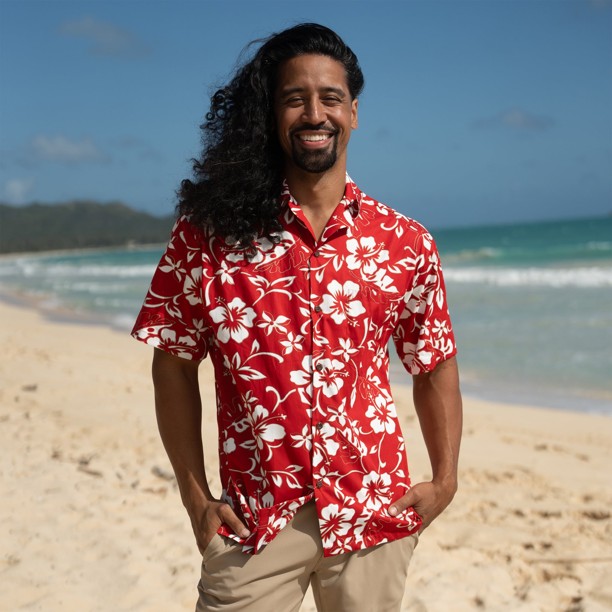 Hawaiian Shirt Hawaiian Dresses Near Me UOUA Men's Beach Piece