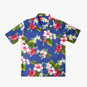 Hibiscus Plumeria Aloha Shirt