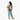 Nohea Breeze Blouse in Black and Cream, back view - Made in Hawaii by Hilo Hattie