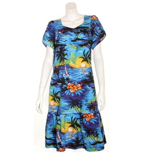 Palm Tree Short Muumuu Hilo Hattie Palm Tree Short Muumuu Hilo Hattie