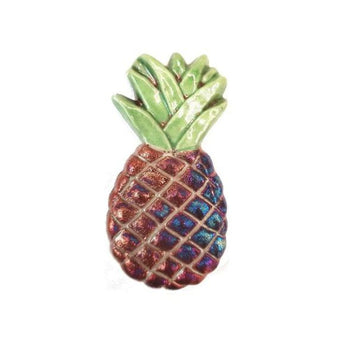 Raku Pineapple Magnet