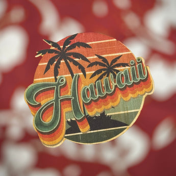 Bamboo Sticker / Hawaii Retro