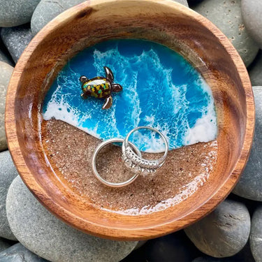 Sea Turtle Beach Jewelry Bowl