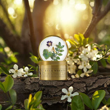 Kula Wreath Handmade Candle
