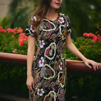 Hawaiian dress style best sale