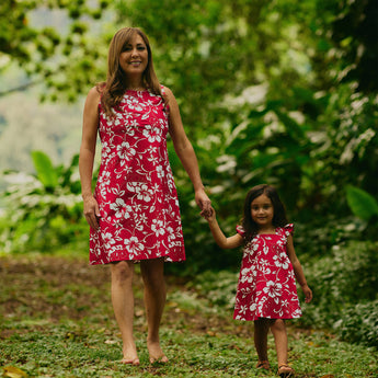 Classic Hibiscus Short Dress