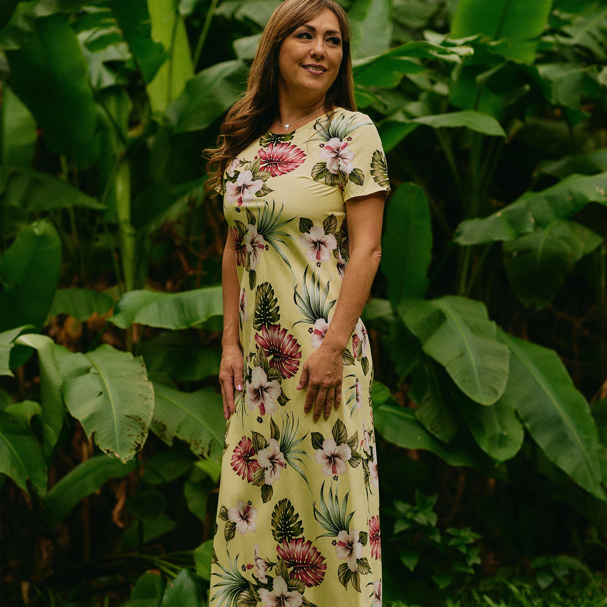 Hawaiian Floral Long Dress – Hilo Hattie
