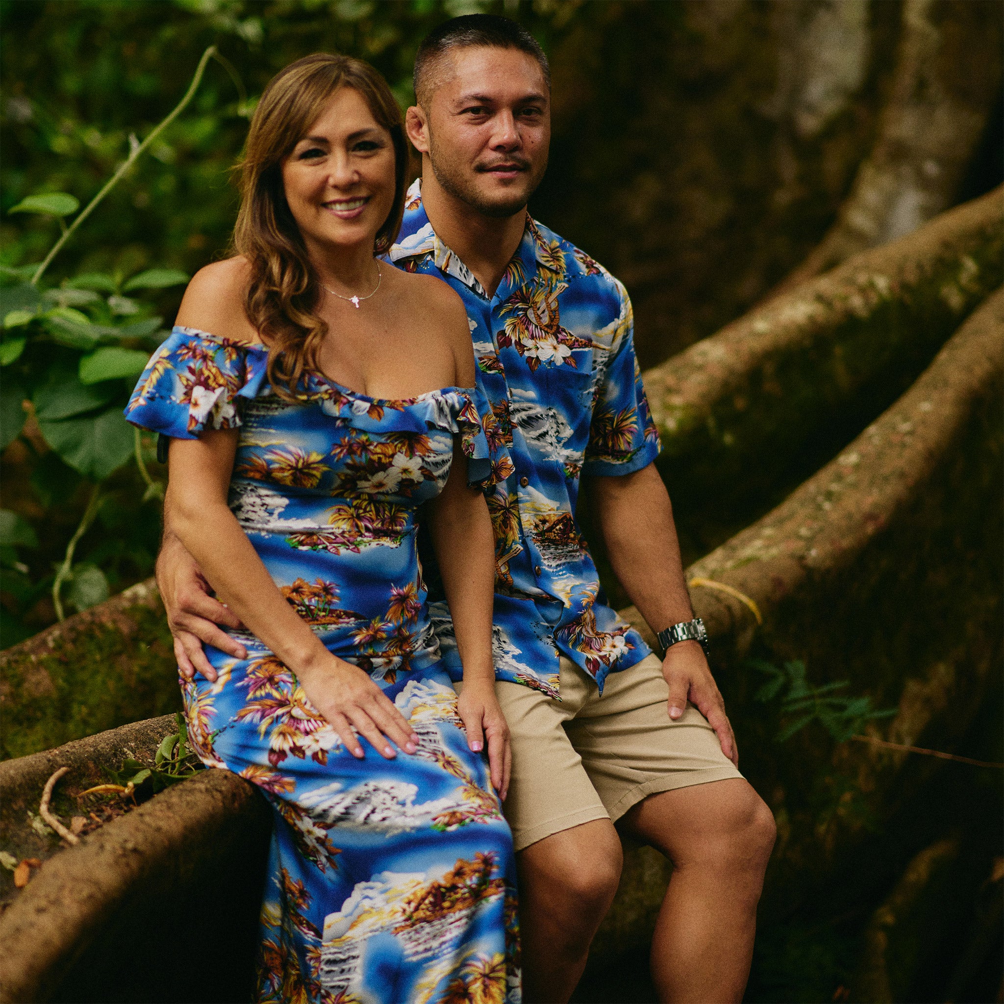 Blue Hawaii Empire Dress Hilo Hattie Blue Hawaii Empire Dress Hilo Hattie