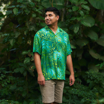 Tribal Tiare Aloha Shirt