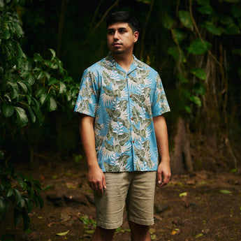 Monstera Panel Aloha Shirt