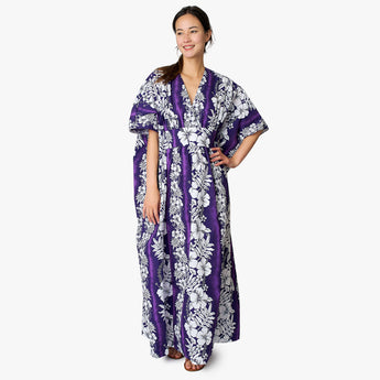 Hibiscus Lauae Panel Caftan