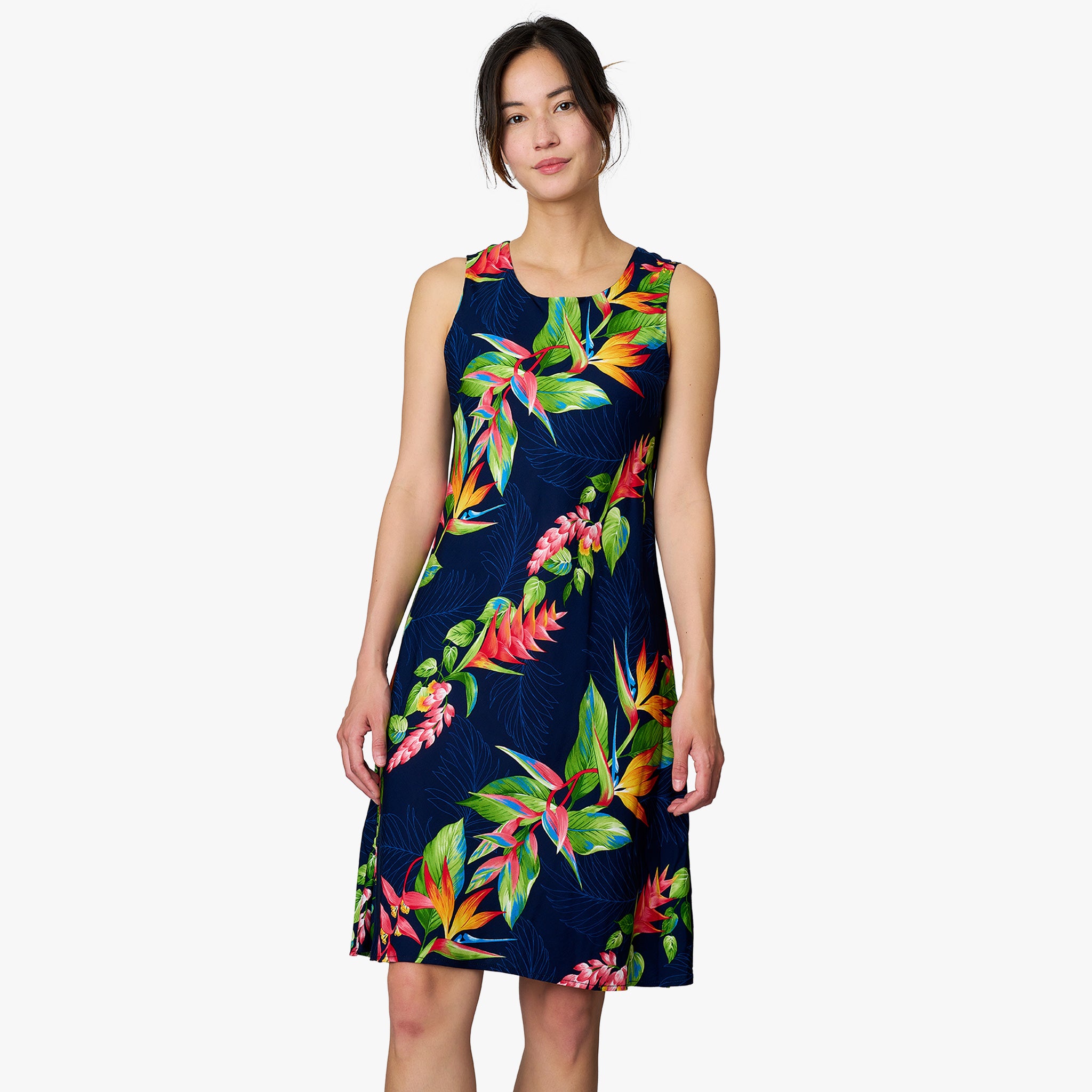birds of paradise mini dress BIRDS OF PARADISE