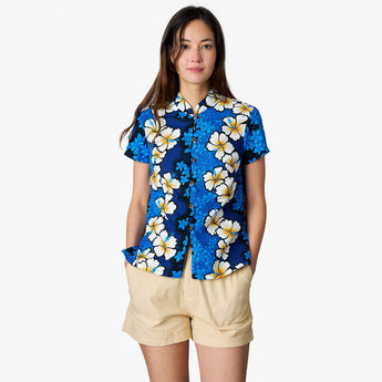Blossoming Hibiscus Blouse