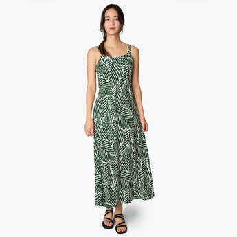 Kiko Leaf Long Dress
