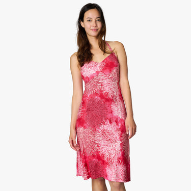 Coral Dress with Tie Back