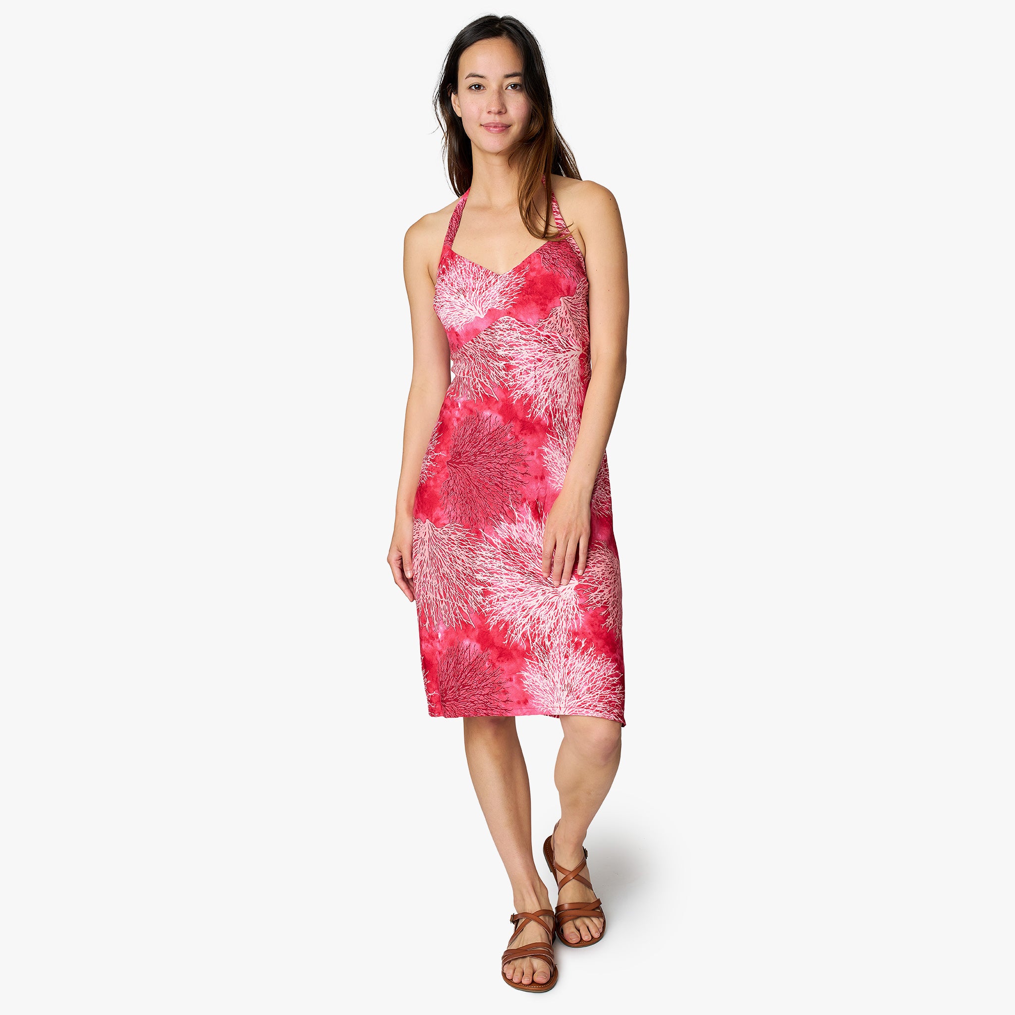 Coral Dress with Tie Back – Hilo Hattie