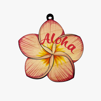 Plumeria Aloha Ornament