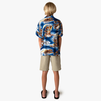 Blue Hawaii Boys Aloha Shirt