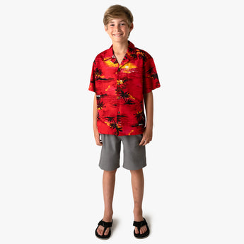 Palm Tree Boys Aloha Shirt