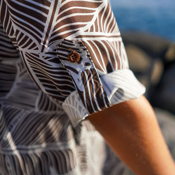 Banana Leaf Aloha Shirt Dress