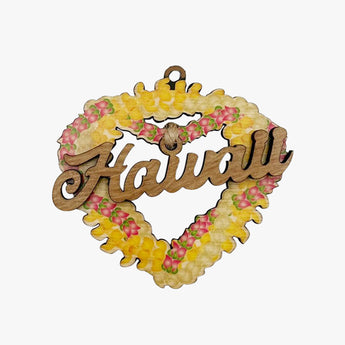 Hawaii Twist Lei Ornament