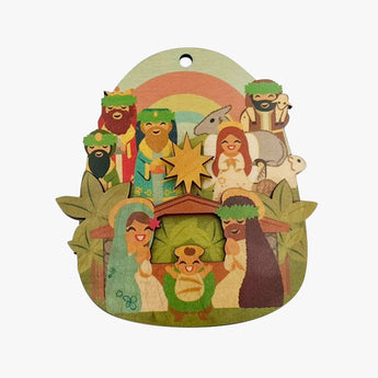Hawaii Nativity Ornament