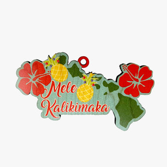 Hawaii Island Mele Ornament