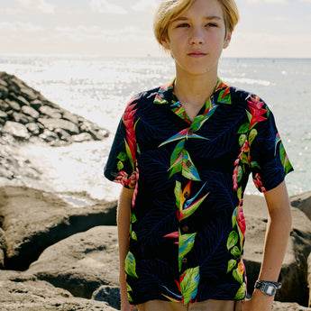 Bird of Paradise Boys Aloha Shirt
