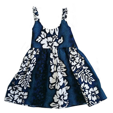 Hibiscus Panel Little Girls Sundress