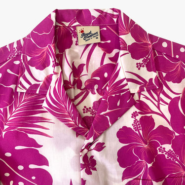 Hibiscus Palm Panel Aloha Shirt