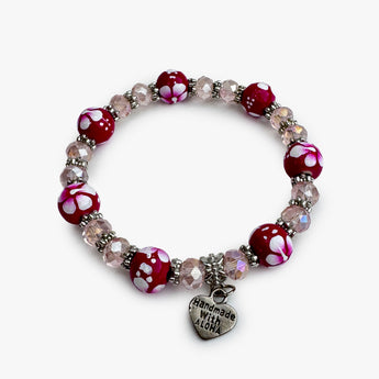 Hibiscus Charm Bracelet