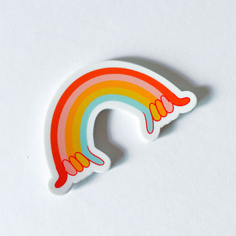 Shaka Rainbow Vinyl Sticker