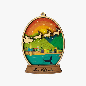 Lahaina Ocean Snowglobe Ornament