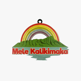 Leahi Mele Rainbow Ornament
