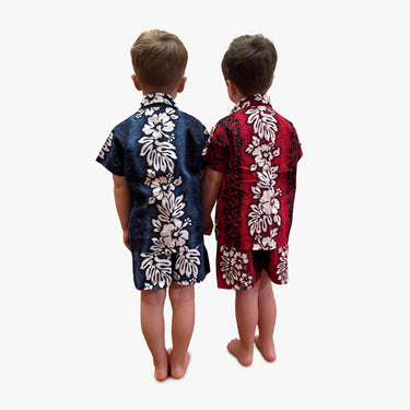 Hibiscus Panel Cabana Set