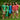 Tribal Tiare family matching collection in Red, Blue, and Green - Made in Hawaii by Hilo Hattie