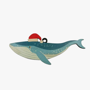 Xmas Humpback Whale Ornament