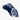 Aloha Necktie in Tropical Canopy Navy, rolled view - Made in Hawaii by Hilo Hattie