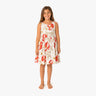 Anthurium Bloom Girls Dress, front view - Made in Hawaii