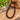 Genuine kukui nut lei with adjustable ribbon tie in brown