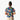 Hibiscus Plumeria Camp Blouse in Navy, back view - Made in Hawaii by Hilo Hattie