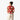 Hibiscus Plumeria Camp Blouse in Red, back view - Made in Hawaii by Hilo Hattie