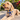 Large dog wearing a blue plumeria pet bandana in Hawaii. Made in Hawaii