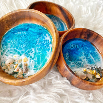 Round Ocean Jewelry Dish