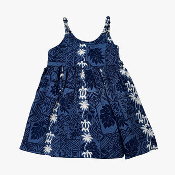 Turtle Panel Girls Sundress