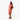 Lehua Quilt Short Dress in Red, side view - Made in Hawaii by Hilo Hattie